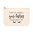 Funny Cosmetic Bag with Zipper Makeup Pouch, Design 2-Set of 1-Andaz Press-I Got 99 Hair Grips But I Can't Find 1-