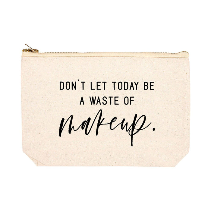 Funny Cosmetic Bag with Zipper Makeup Pouch, Design 2-Set of 1-Andaz Press-I Got 99 Hair Grips But I Can't Find 1-