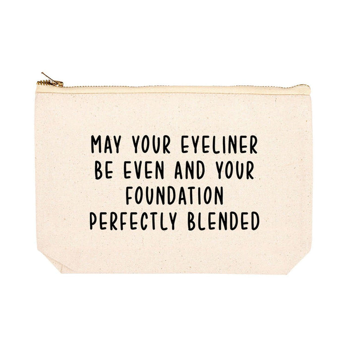 Funny Cosmetic Bag with Zipper Makeup Pouch, Design 2-Set of 1-Andaz Press-I Got 99 Hair Grips But I Can't Find 1-