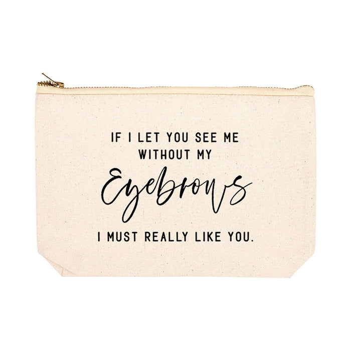 Funny Cosmetic Bag with Zipper Makeup Pouch, Design 2-Set of 1-Andaz Press-I Got 99 Hair Grips But I Can't Find 1-