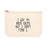 Funny Cosmetic Bag with Zipper Makeup Pouch, Design 2-Set of 1-Andaz Press-I Got 99 Hair Grips But I Can't Find 1-