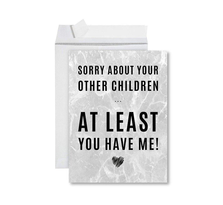 Funny Cute Mother's Day Jumbo Card With Envelope-Set of 1-Andaz Press-I Woof You-