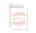 Funny Cute Mother's Day Jumbo Card With Envelope-Set of 1-Andaz Press-Happy Mother's Day Pink Florals-