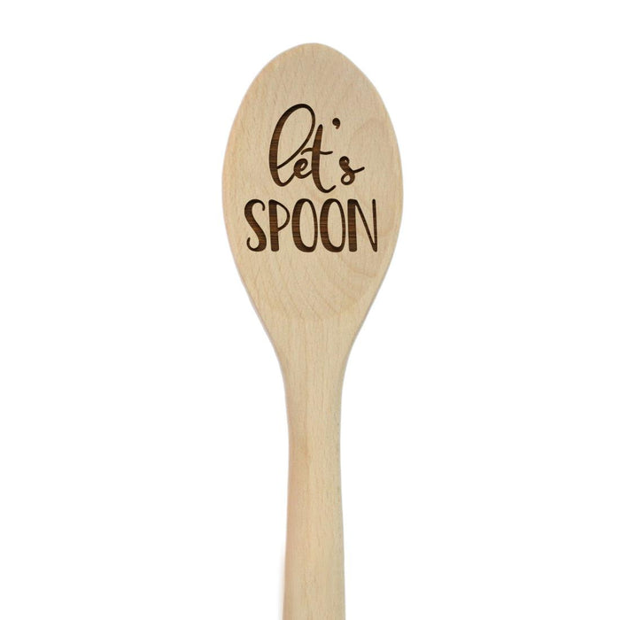 Funny Kitchen Mixing Spoon Engraved Wood Collection-Set of 1-Andaz Press-Bakers-