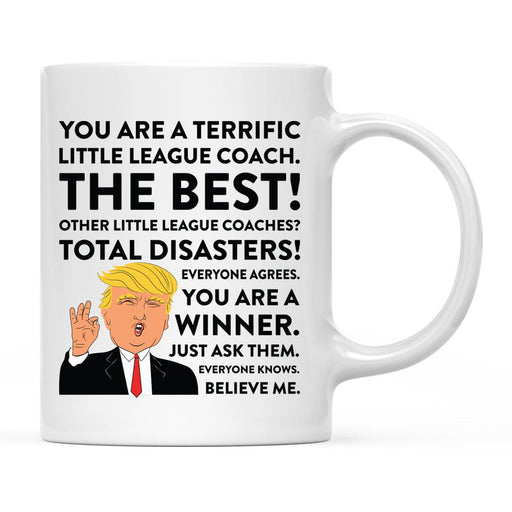 Funny Trump Coffee Mug – Gag Gift with Box, 42 Designs for Christmas, Birthday, Graduation-Set of 1-Andaz Press-Lacrosse Coach-