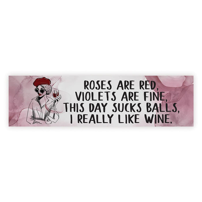 Galentine's Day Decorations Banner | Funny & Sarcastic Anti-Valentine's Day Decor, Set of 1-Set of 1-Andaz Press-If I Had Feelings-