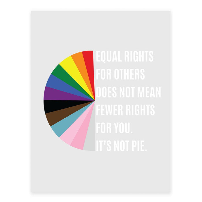 Gay Pride Window Decals: Waterproof Vinyl for Glass & Walls, Everyone Welcome, Set of 2-Set of 2-Andaz Press-Equal Rights Clear-
