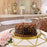 Geometric Metal Cake Stand-Set of 1-Koyal Wholesale-Gold-