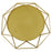 Geometric Metal Cake Stand-Set of 1-Koyal Wholesale-Gold-