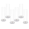 Glass Hurricane Candle Holders-Set of 6-Koyal Wholesale-White-