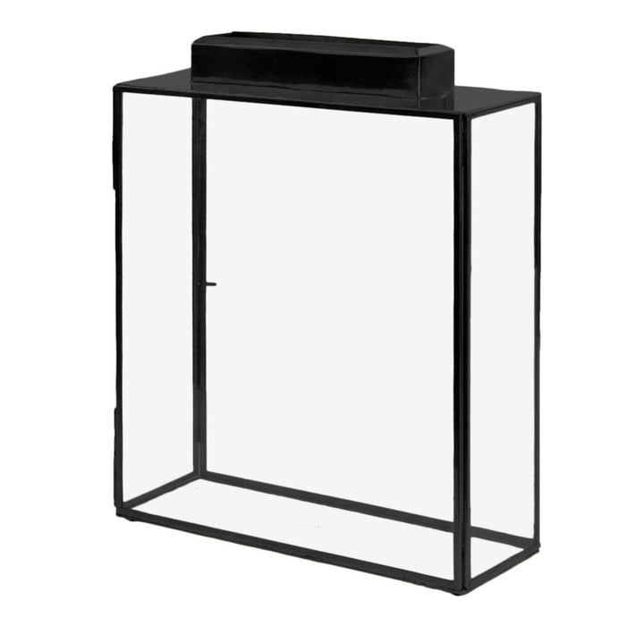 Glass Wedding Card Gift Box Holder-Set of 1-Koyal Wholesale-Gold-