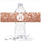 Glitzy Faux Rose Gold Glitter Water Bottle Sticker Labels Cheers-Set of 20-Andaz Press-1.0-