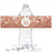 Glitzy Faux Rose Gold Glitter Water Bottle Sticker Labels Cheers-Set of 20-Andaz Press-1.0-