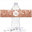 Glitzy Faux Rose Gold Glitter Water Bottle Sticker Labels Cheers-Set of 20-Andaz Press-1.0-