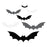 Halloween Bat Stickers, Waterproof Vinyl Decor for Walls & DIY, Set of 180-set of 180-Andaz Press-Black, Pink, Light Pink Bats-