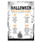 Halloween Party Game Cards for Fun Activities, Set of 24-Set of 24-Andaz Press-Illuminated Haunted House What's in Your Purse-