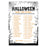 Halloween Party Game Cards for Fun Activities, Set of 24-Set of 24-Andaz Press-Illuminated Haunted House What's in Your Purse-