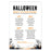 Halloween Party Game Cards for Fun Activities, Set of 24-Set of 24-Andaz Press-Illuminated Haunted House What's in Your Purse-
