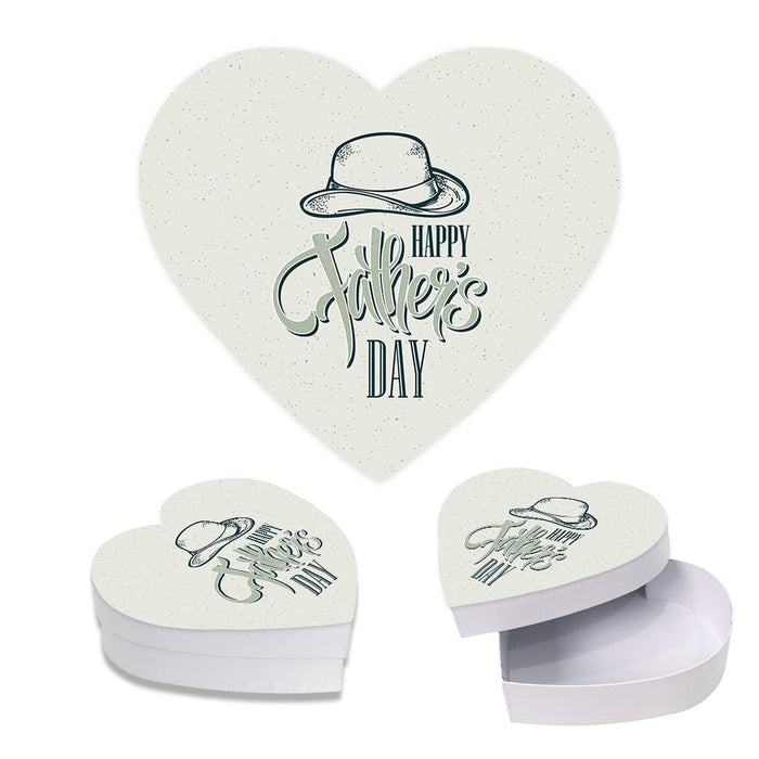Happy Father's Day Heart Shaped Box with Lid, Reusable Heart Box, Set of 1-Set of 1-Andaz Press-Dad, You're A Classic-