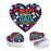 Happy Father's Day Heart Shaped Box with Lid, Reusable Heart Box, Set of 1-Set of 1-Andaz Press-Dad, You're A Classic-