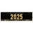 Happy New Year Banner 2025 in Spanish for Decor, 47" x 13", Set of 1-Set of 1-Andaz Press-Black & Gold Confetti Glitter Design-