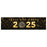 Happy New Year Banner 2025 in Spanish for Decor, 47" x 13", Set of 1-Set of 1-Andaz Press-Countdown Clock Design-