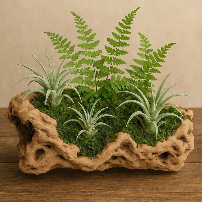 Hollow Grapewood Branch Centerpiece Vase-Set of 1-Koyal Wholesale-10"-