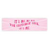 It's Me Hi I'm The Birthday Girl Its Me Banner, Disco Party Decorations, Set of 1-Set of 1-Andaz Press-Retro Pink-