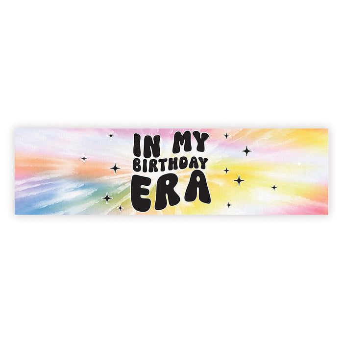 It's Me Hi I'm The Birthday Girl Its Me Banner, Disco Party Decorations, Set of 1-Set of 1-Andaz Press-Retro Tie Dye Era-