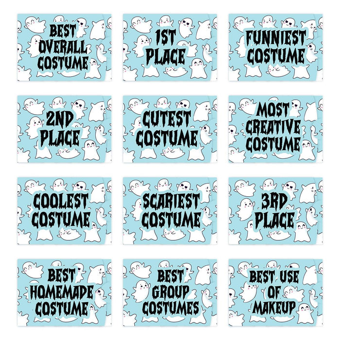 Kids Halloween Gift Card Holder Sleeves for Party Costume Contest, Set of 12-Set of 12-Andaz Press-Cute Halloween-
