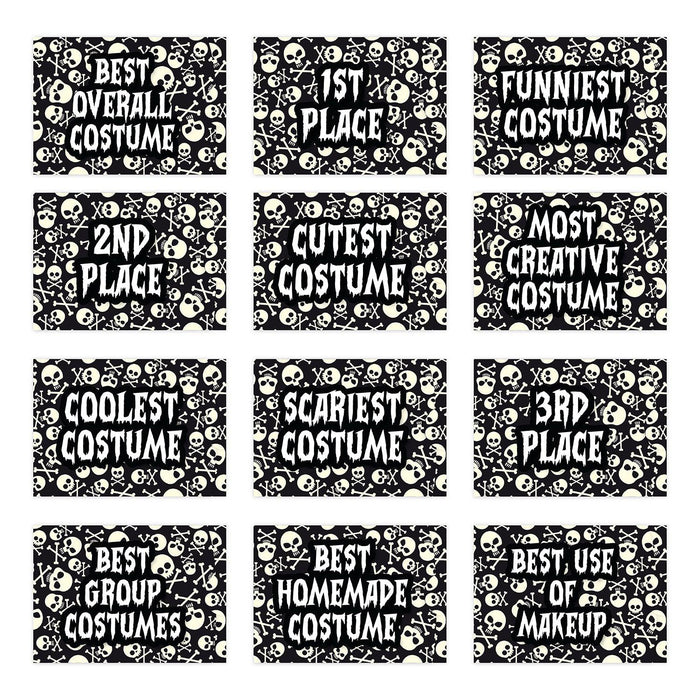 Kids Halloween Gift Card Holder Sleeves for Party Costume Contest, Set of 12-Set of 12-Andaz Press-Cute Halloween-