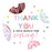 Kids Party Favor Thank You for Celebrating with Us Stickers, For Kids Treat Bags - Pack of 80-Set of 80-Andaz Press-Daisy-