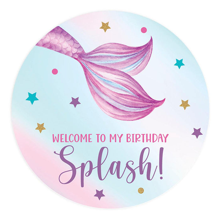 Kids Party Favor Thank You for Celebrating with Us Stickers, For Kids Treat Bags - Pack of 80-Set of 80-Andaz Press-Daisy-