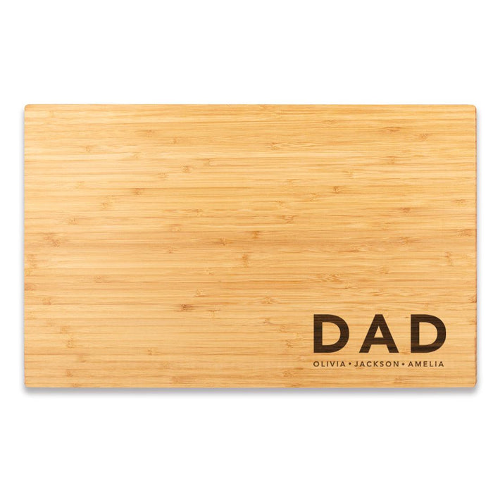Large Custom Father’s Day Cutting Board Gift, Set of 1-Set of 1-andaz Press-Dad-