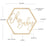 Large Laser Cut Oh Baby Hexagon Wood Bar Sign-Koyal Wholesale-