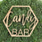 Laser Cut Wood Candy Bar Sign-Set of 1-Koyal Wholesale-