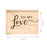 Laser Engraved Wedding Wooden Photo Box-Set of 1-Koyal Wholesale-To My Love-