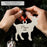 Laser Engraved Wooden Custom Goat Scream Ornament for Christmas Tree Decor-Set of 1-Andaz Press-Laser Engraved Goat-