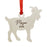 Laser Engraved Wooden Custom Goat Scream Ornament for Christmas Tree Decor-Set of 1-Andaz Press-Laser Engraved Goat-