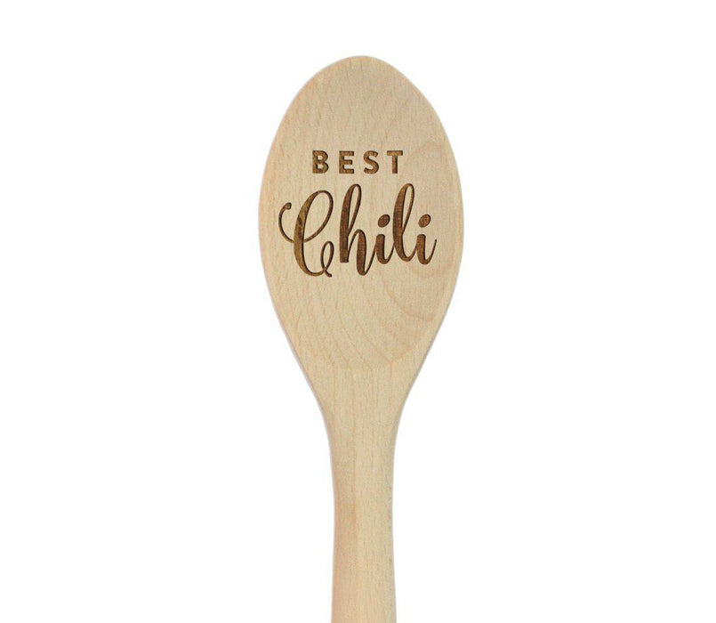 Laser Engraved Wooden Mixing Spoon-Set of 1-Andaz Press-Made With Love-