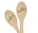 Laser Engraved Wooden Mixing Spoon-Set of 1-Andaz Press-Hubby Wifey-
