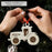 Laser Engraved Wooden Red Tractor Ornament, 20XX Christmas Tree Gift for Kids-Set of 1-Andaz Press-