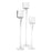 Long Stemmed Tealight Candle Holder Set-Koyal Wholesale-Set of 1 (3PC)-