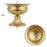 Metal Pedestal Centerpiece Compote Bowl for Wedding Centerpieces, Table Decor, Home Décor, Set of 10-Set of 10-Koyal Wholesale-Gold-