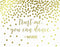 Metallic Gold Confetti Polka Dots Wedding Party Signs-Set of 1-Andaz Press-Mr. & Mrs.-