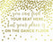 Metallic Gold Confetti Polka Dots Wedding Party Signs-Set of 1-Andaz Press-Mr. & Mrs.-