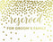 Metallic Gold Confetti Polka Dots Wedding Party Signs-Set of 1-Andaz Press-Mr. & Mrs.-