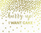 Metallic Gold Confetti Polka Dots Wedding Party Signs-Set of 1-Andaz Press-Mr. & Mrs.-