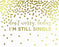 Metallic Gold Confetti Polka Dots Wedding Party Signs-Set of 1-Andaz Press-Mr. & Mrs.-