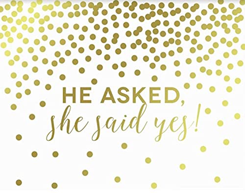 Metallic Gold Confetti Polka Dots Wedding Party Signs-Set of 1-Andaz Press-Mr. & Mrs.-
